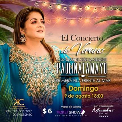 Paulina Tamayo presenta su tercer show virtual "El Concierto de Verano"